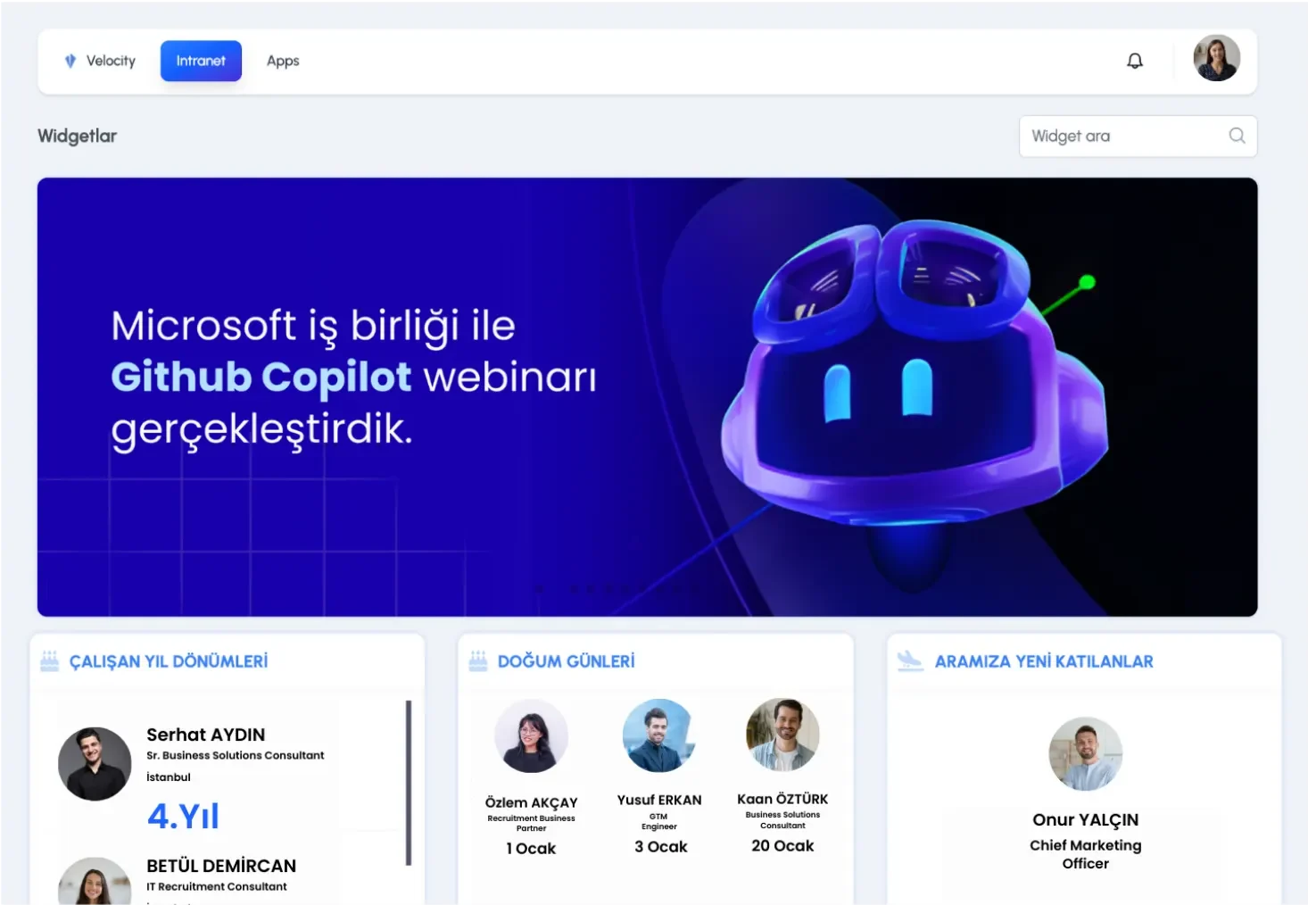 Modern Intranet